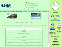 Tablet Screenshot of congresso.esef.br